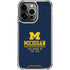 University of Michigan Ann Arbor Est 1817 iPhone 14 Pro Clear Case
